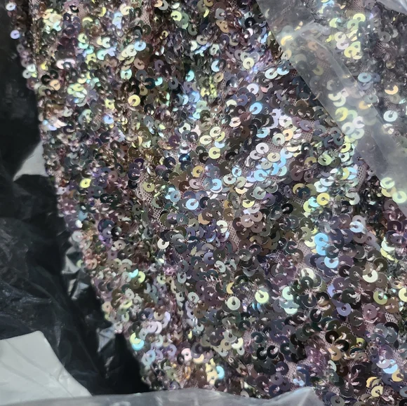 NWT Multicolor Sequin Fashion to Figure Jumpsuit Size 0/12. - Picture 5 of 8